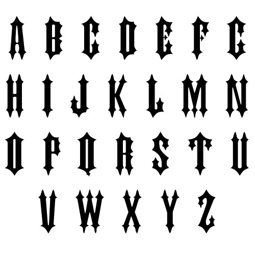 Judas Caps brass stamp set