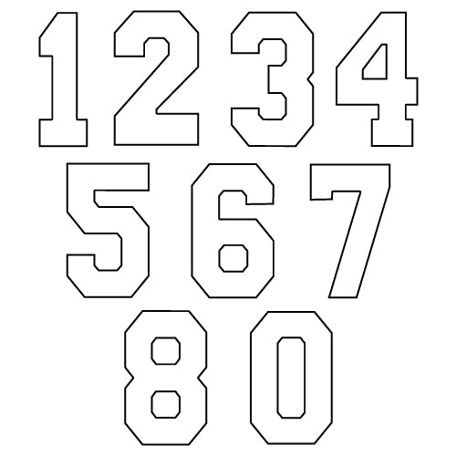Number Cutting Die Sets