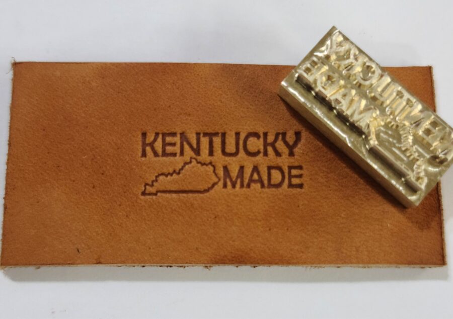 Kentucky Made Stamp Leather Stamp Maker