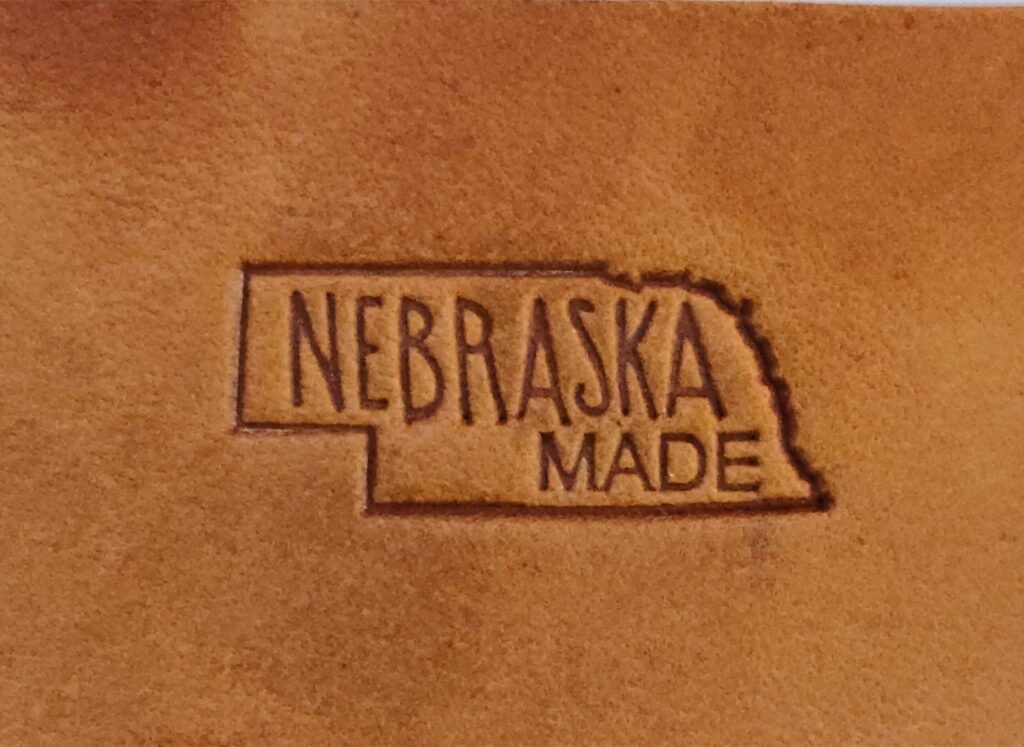Nebraska Made Stamp Leather Stamp Maker