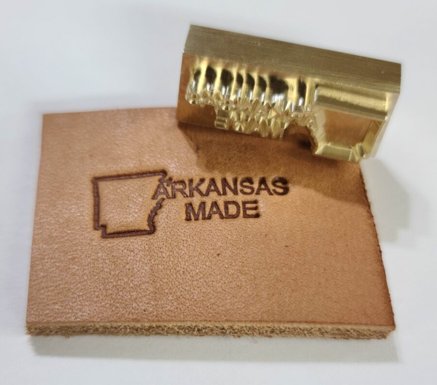 Arkansas Made Stamp Leather Stamp Maker